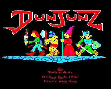 Dunjunz (1987)(Bug Byte)(Side 0) screen shot title